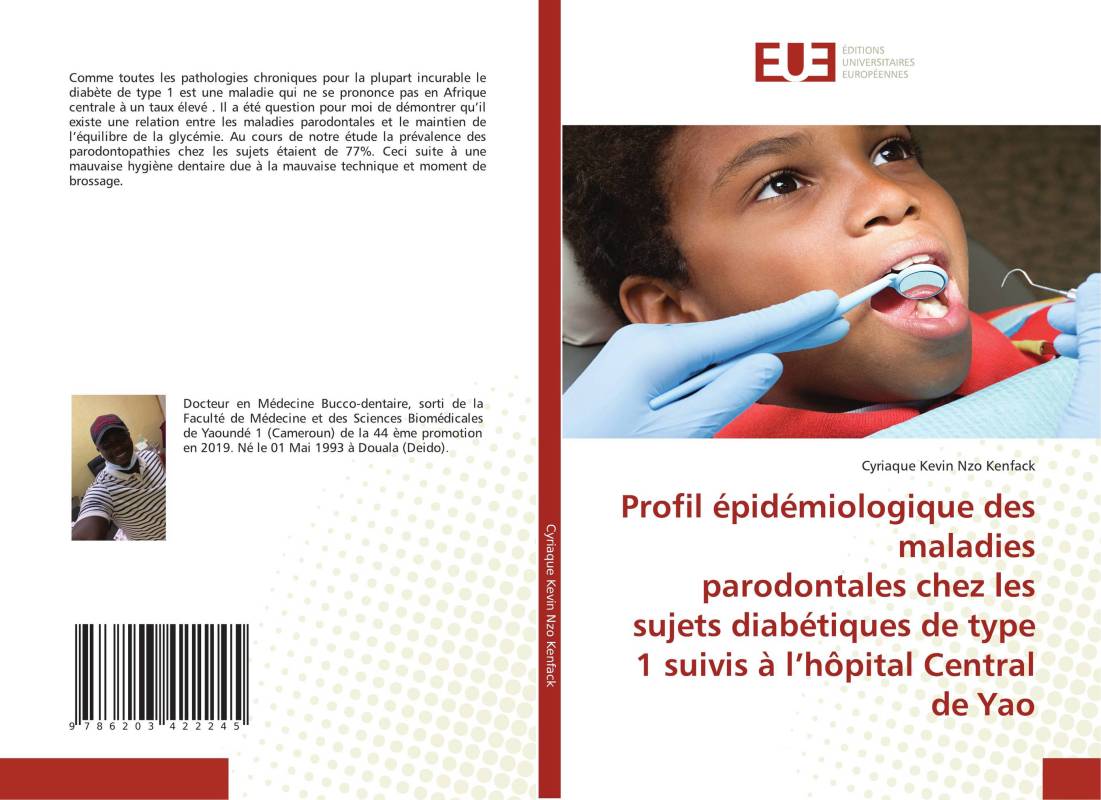 Profil épidémiologique des maladies parodontales chez les sujets diabétiques de type 1 suivis à l’hôpital Central de Yao