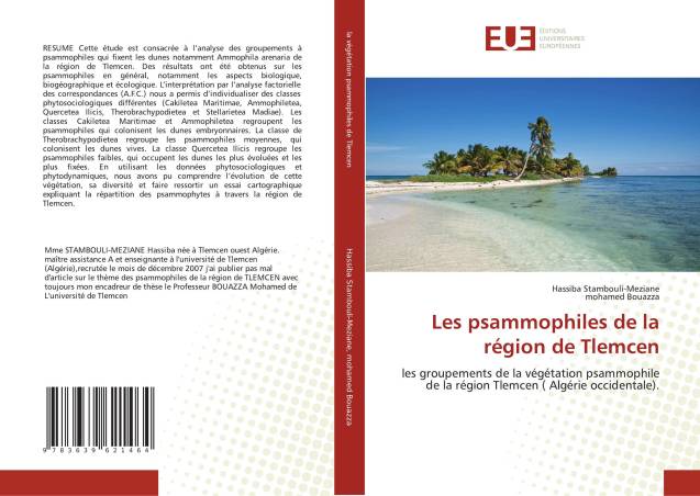 Les psammophiles de la région de Tlemcen