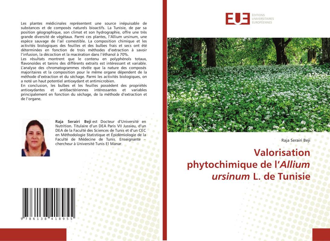 Valorisation phytochimique de l’Allium ursinum L. de Tunisie