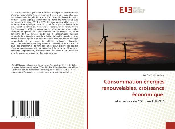 Consommation énergies renouvelables, croissance économique