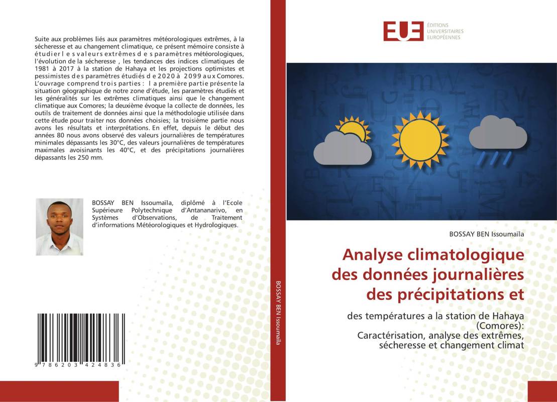 Analyse climatologique des données journalières des précipitations et