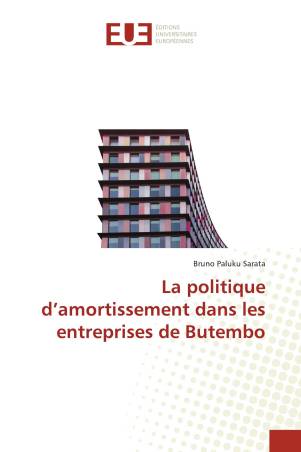 La politique d’amortissement dans les entreprises de Butembo