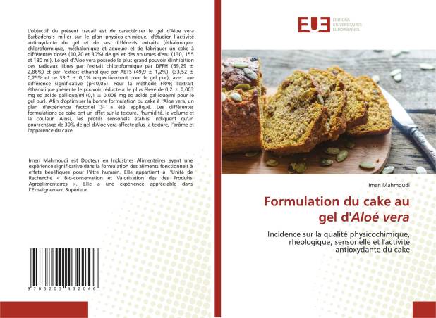 Formulation du cake au gel d'Aloé vera