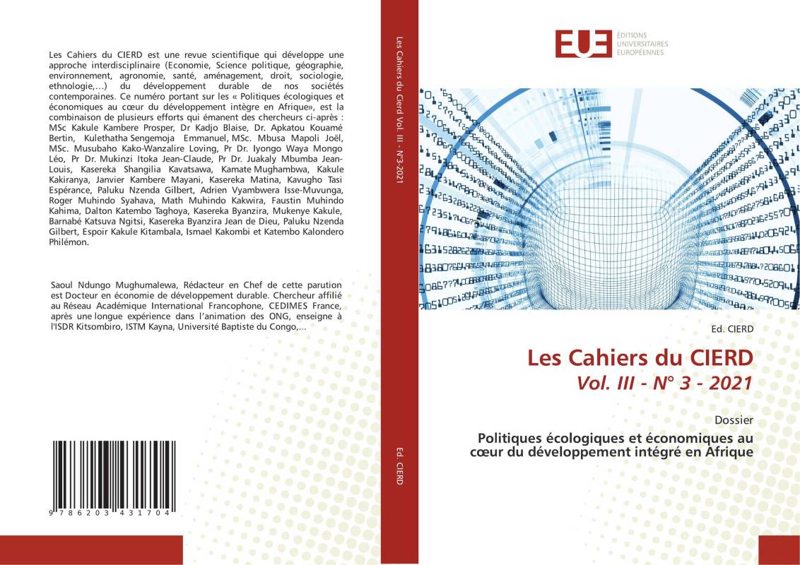 Les Cahiers du CIERD Vol. III - N° 3 - 2021