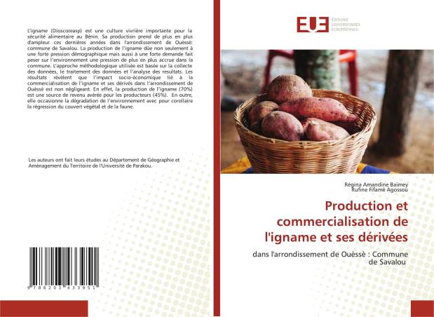 Production et commercialisation de l'igname et ses dérivées