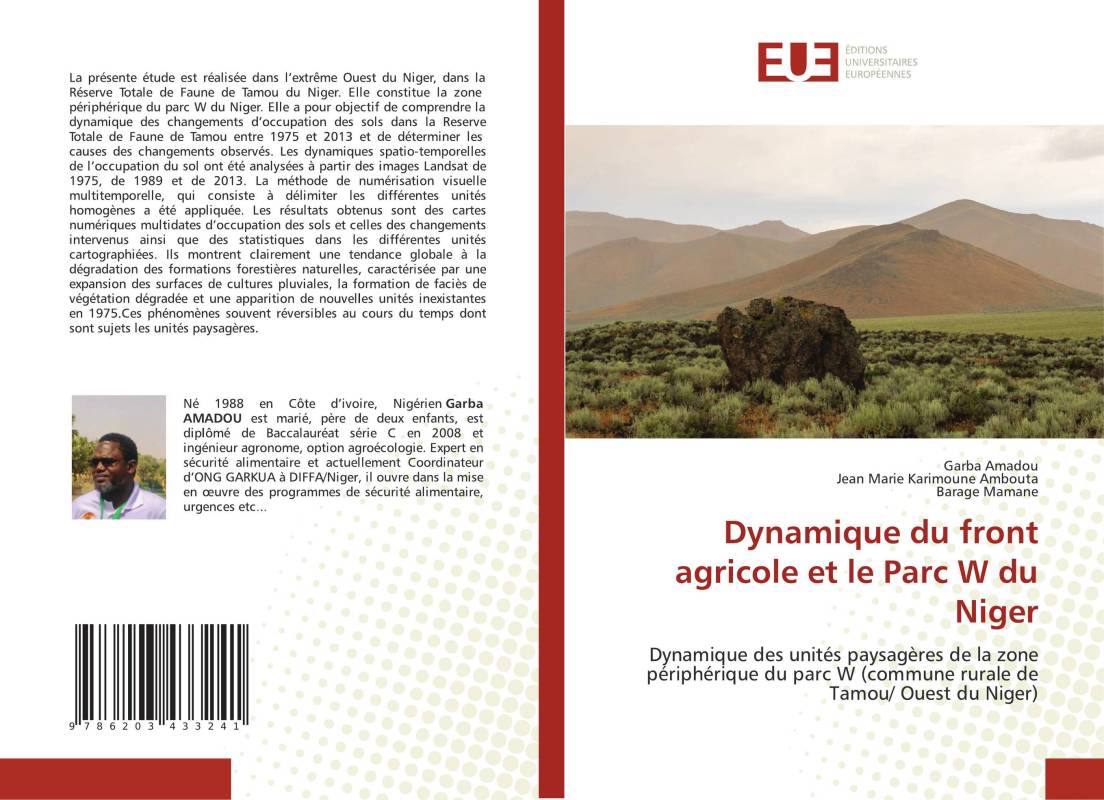 Dynamique du front agricole et le Parc W du Niger