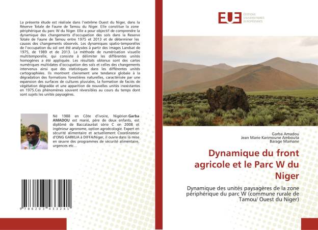 Dynamique du front agricole et le Parc W du Niger