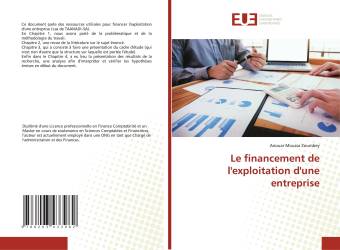 Le financement de l'exploitation d'une entreprise