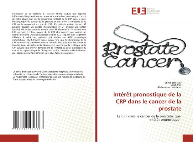 Intérêt pronostique de la CRP dans le cancer de la prostate