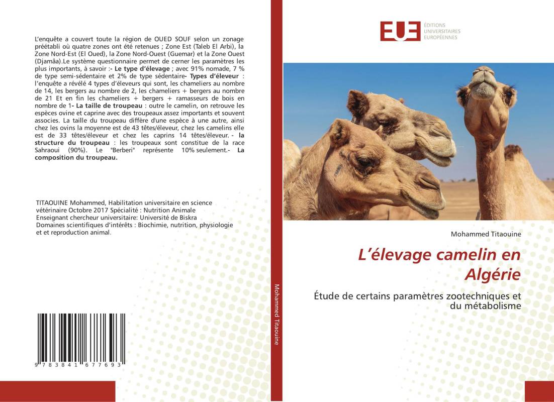 L’élevage camelin en Algérie