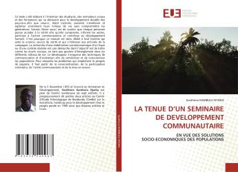 LA TENUE D’UN SEMINAIRE DE DEVELOPPEMENT COMMUNAUTAIRE