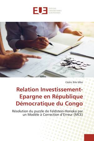 Relation Investissement-Epargne en République Démocratique du Congo