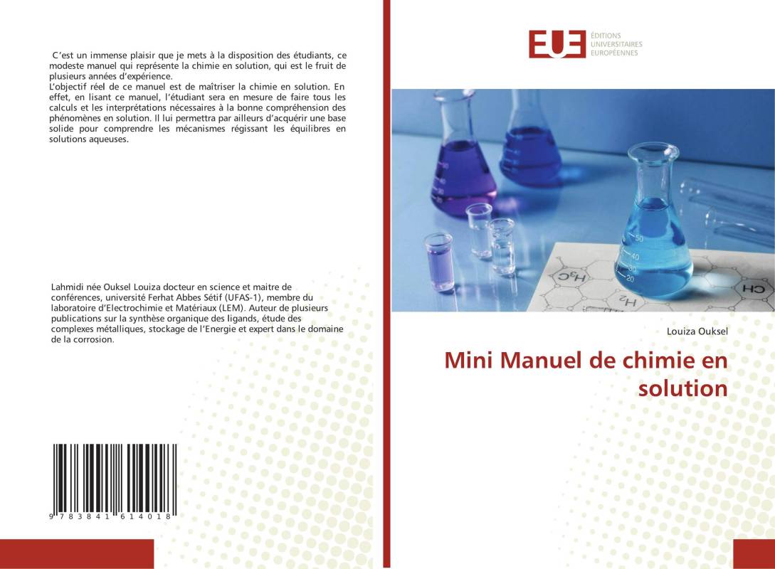 Mini Manuel de chimie en solution