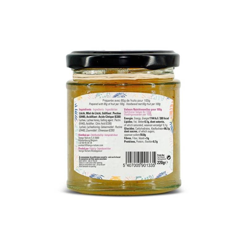 Confiture Litchi Ilanga Nature