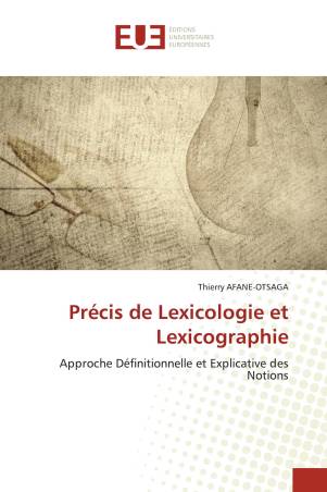 Précis de Lexicologie et Lexicographie