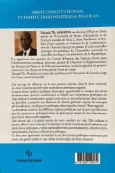 Droit constitutionnel et institutions politiques togolais Palouki Th. MASSINA