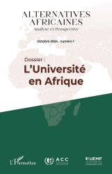 Alternatives africaines Octobre 2024 Numéro 1