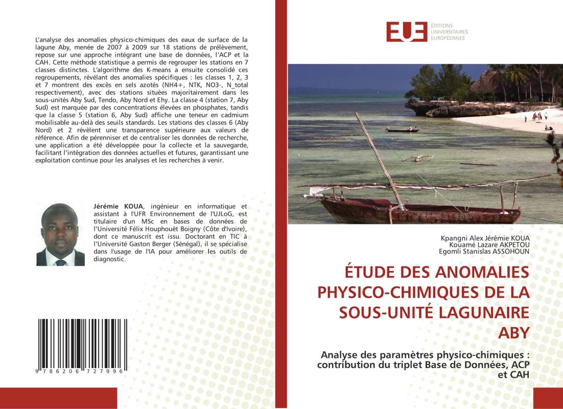 ÉTUDE DES ANOMALIES PHYSICO-CHIMIQUES DE LA SOUS-UNITÉ LAGUNAIRE ABY