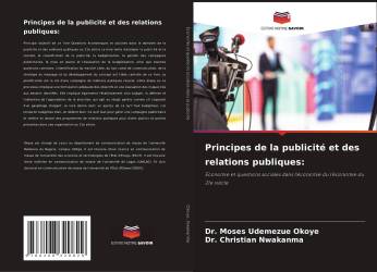 Principes de la publicité et des relations publiques: