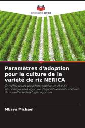 Paramètres d'adoption pour la culture de la variété de riz NERICA