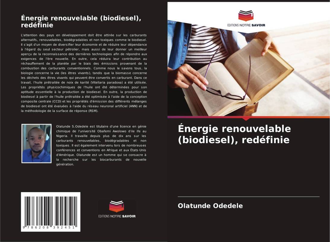 Énergie renouvelable (biodiesel), redéfinie