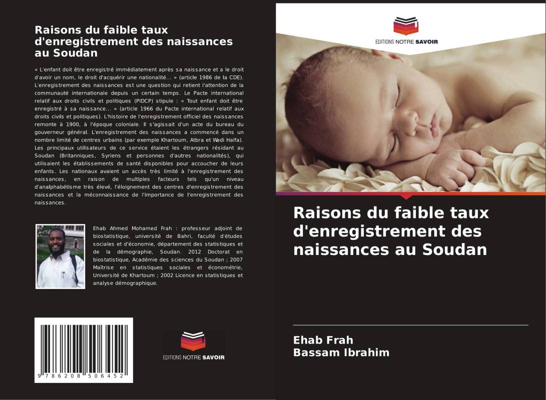 Raisons du faible taux d'enregistrement des naissances au Soudan