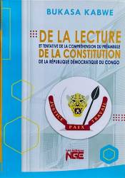 De la lecture de la constitution de la République Démocratique du Congo Bukasa Kabwe