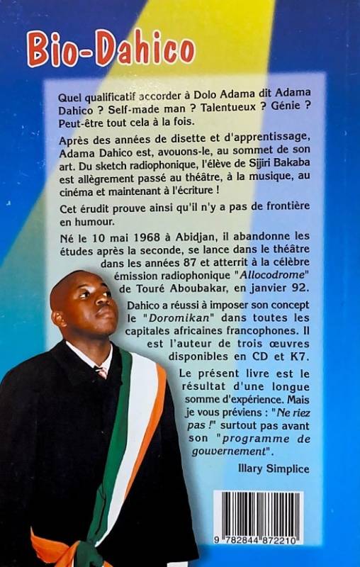 Ne riez pas ! Adama DAHICO