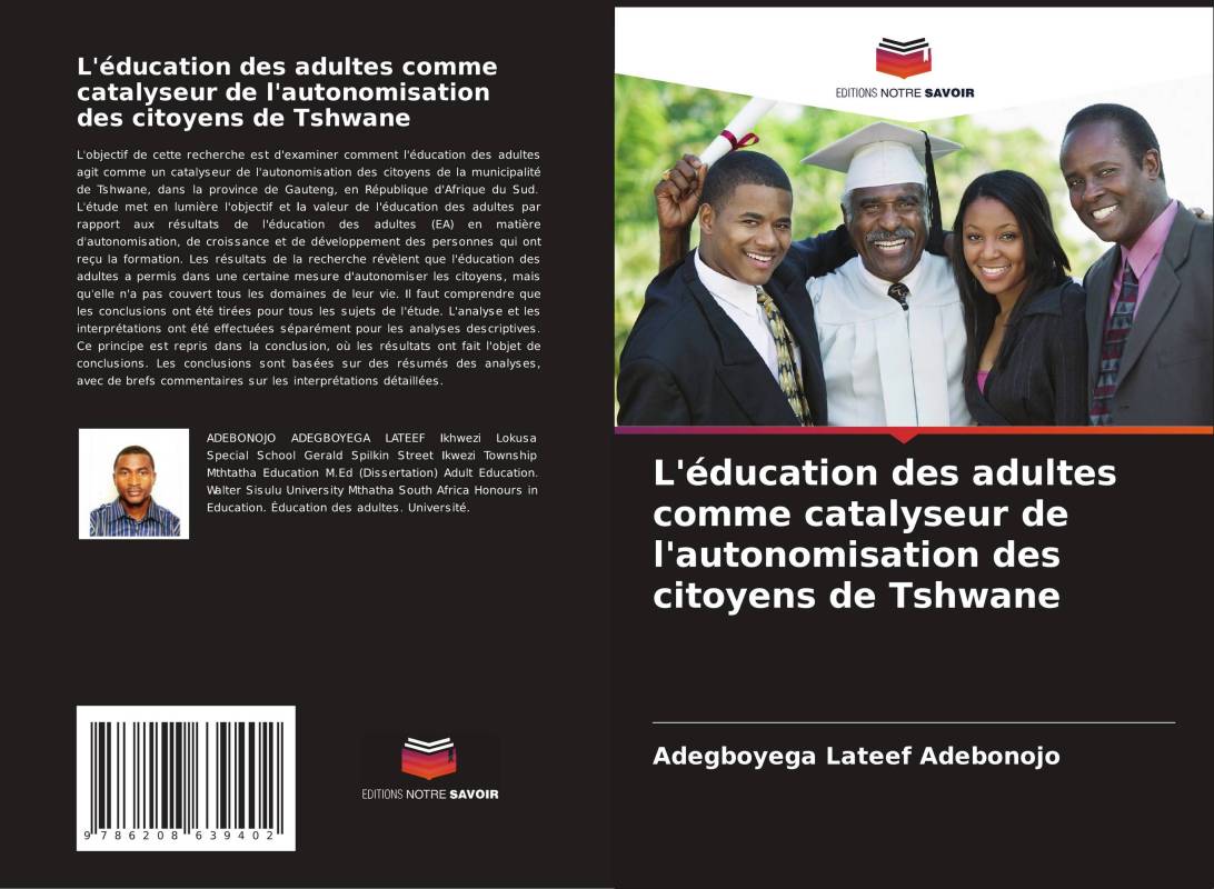 L'éducation des adultes comme catalyseur de l'autonomisation des citoyens de Tshwane
