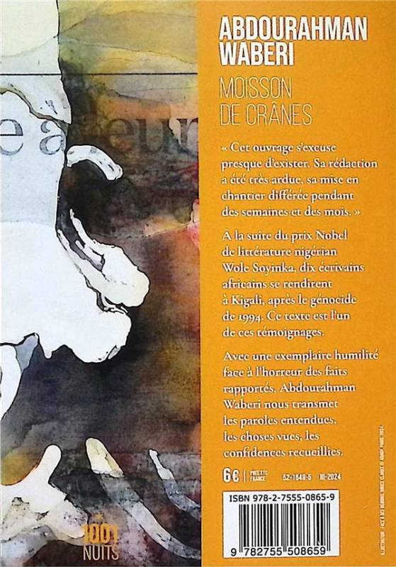 Moisson de crânes Abdourahman A. Waberi