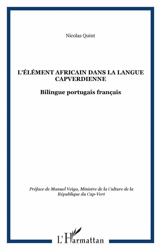 L'élément africain dans la langue capverdienne