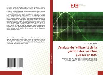 Analyse de l'efficacité de la gestion des marchés publics en RDC