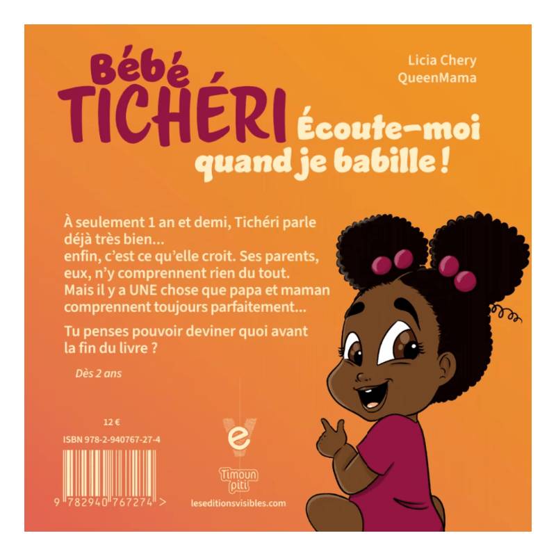 Bébé Tichéri - Écoute-moi  quand je babille ! Licia Chery QueenMama