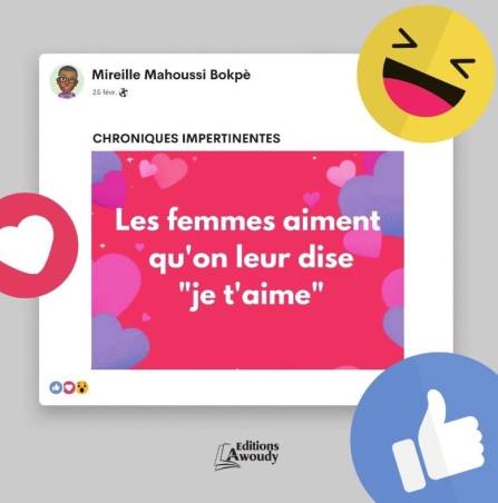 Les femmes aiment qu'on leur dise "je t'aime" Mireille Mahoussi Bokpè