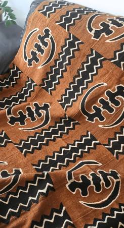 Tissu Bogolan Marron cuivré Mowpti
