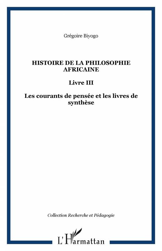 dissertation sur la philosophie africaine