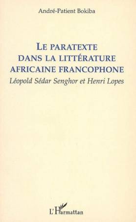 Le paratexte dans la littérature africaine francophone