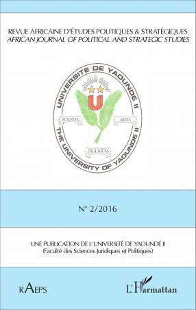 Revu africaine n°2 / 2016 d'études politiques & stratégiques