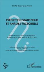 Prédiction statistique et analyse factorielle
