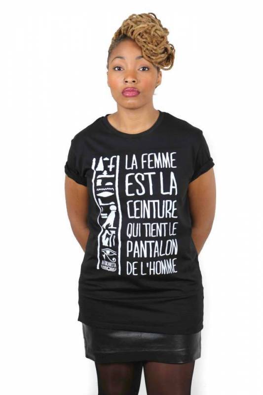 T-shirt LA FEMME &amp; LA CEINTURE - Collection Afrikanista