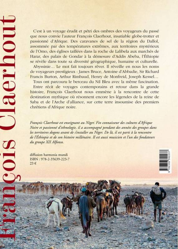ÉTHIOPIE, Histoires de voyage, voyages dans l'Histoire de François Claerhout