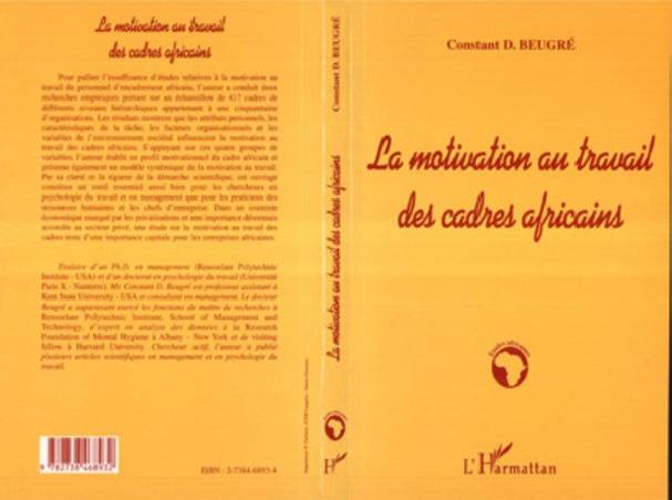 LA MOTIVATION AU TRAVAIL DES CADRES AFRICAINS