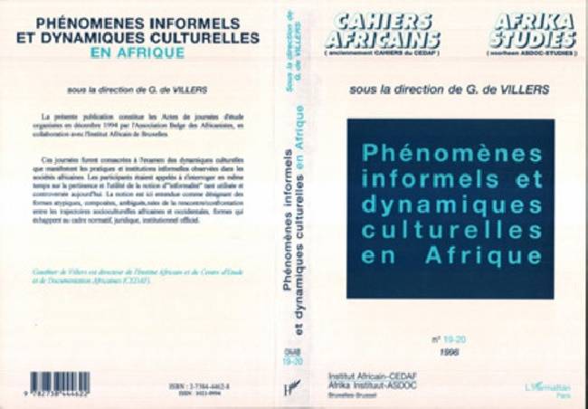 Phénomènes informels et dynamiques culturelles en Afrique