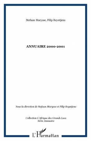 Annuaire 2000-2001 de Filip Reyntjens