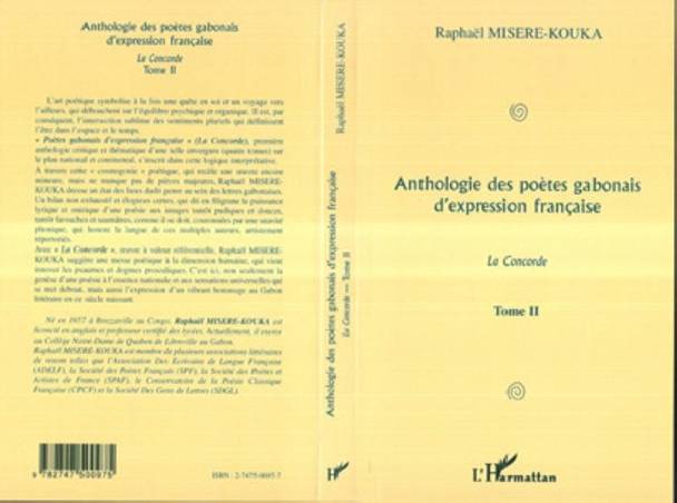ANTHOLOGIE DES POÈTES GABONAIS D&#039;EXPRESSION FRANCAISE - Tome 2