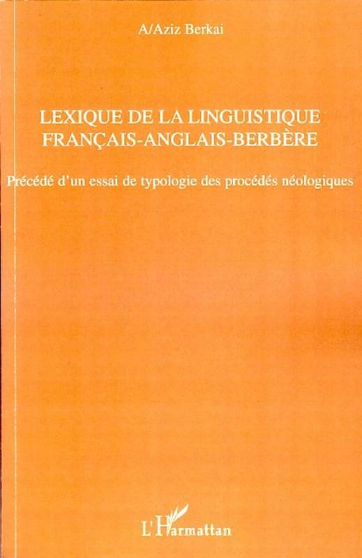 Lexique de la linguistique français-anglais-berbère